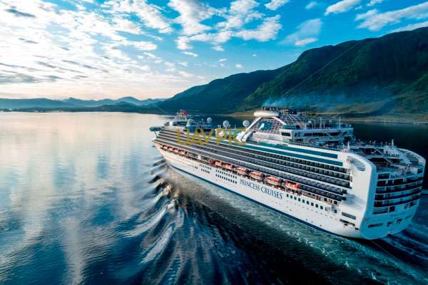 Crucero Sapphire Princess navegando por la Patagonia, Argentina y Chile