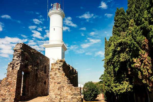 Touring the Portuguese Museum in Colonia del Sacramento, Uruguay
