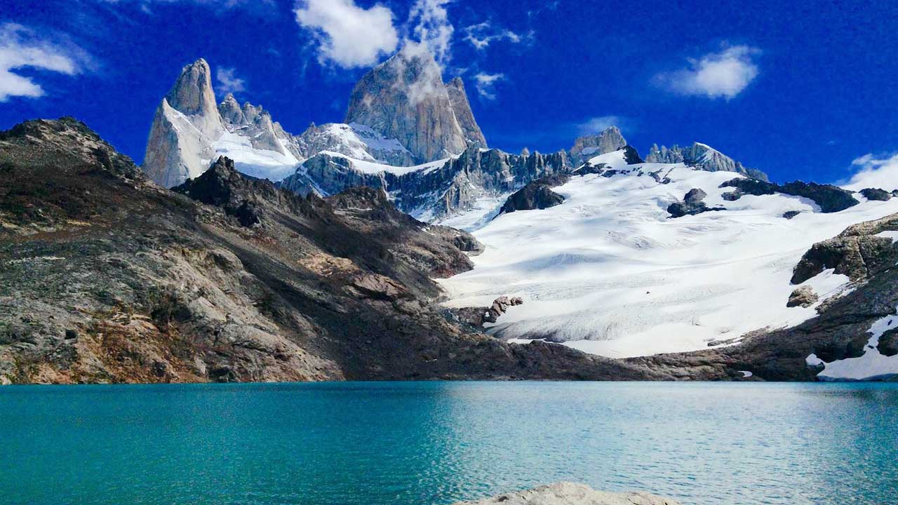 2 Embark on a thrilling Patagonian journey with our trekking tour. Explore the beauty of Fitz Roy, Laguna de los Tres, and the Perito Moreno Glacier